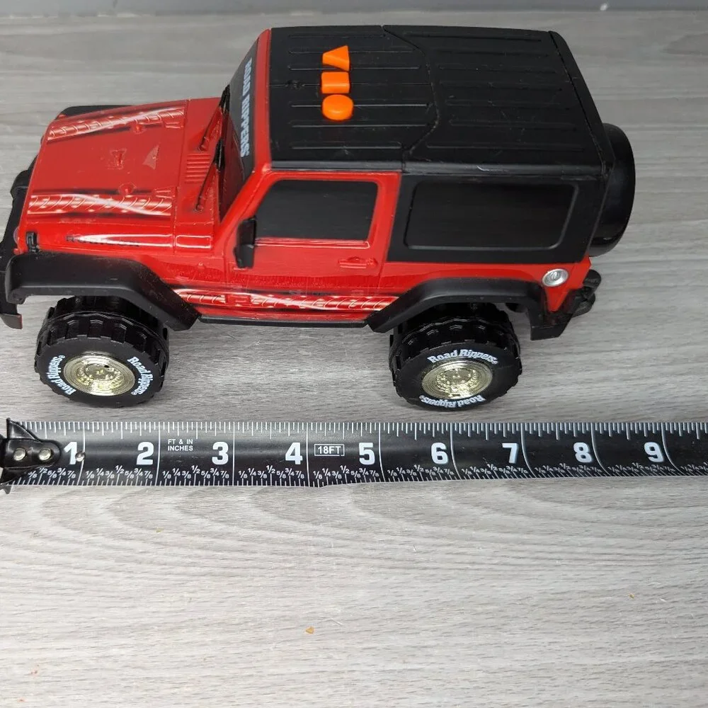 Road Rippers Jeep Wrangler Rubicon Off Road Crew w/Lights & Sounds Toy Car WORKS
